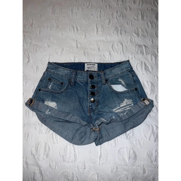 One Teaspoon Pants - One X Teaspoon Jean Shorts Size 24